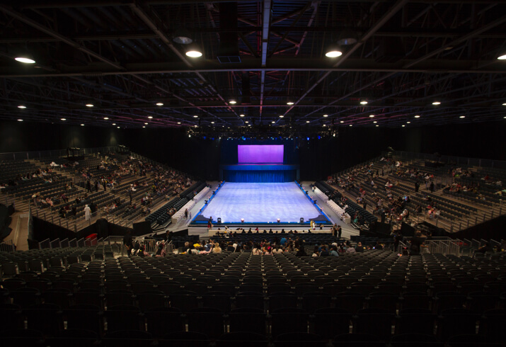 Inside the Venue of dubai world trade center 